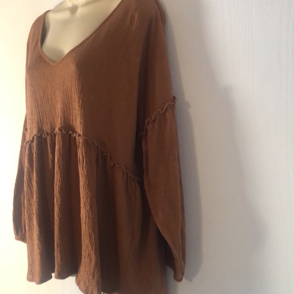 Women’s wonderly babydoll spring cotton spandex blend blouse - Picture 2 of 13